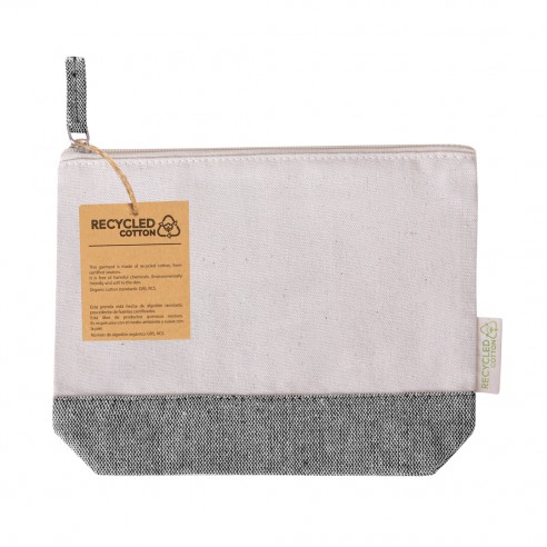 Beauty case 100% cotone riciclato cm...