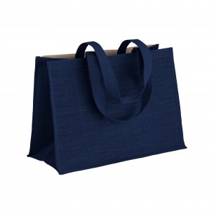 Borsa mare in juta e cotone... 2