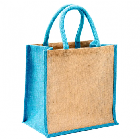 Borsa mare in juta con manici e...