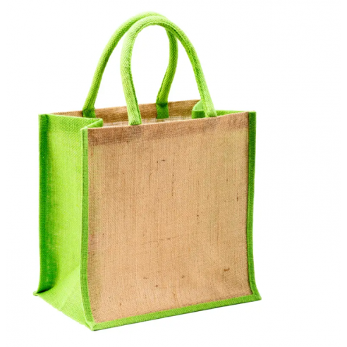 Borsa mare in juta con manici e...