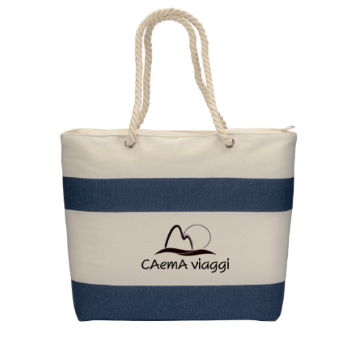 Borsa mare in cotone riciclato 280...