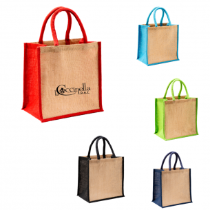 Borsa mare in juta con...