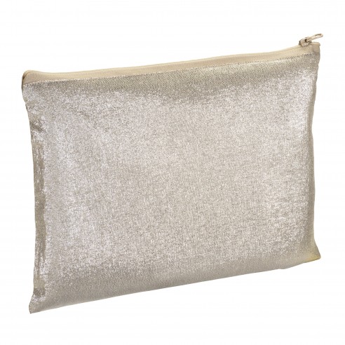 Beauty case con zip in policotone...