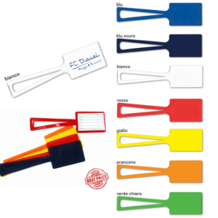 Etichetta bagaglio in pvc +...