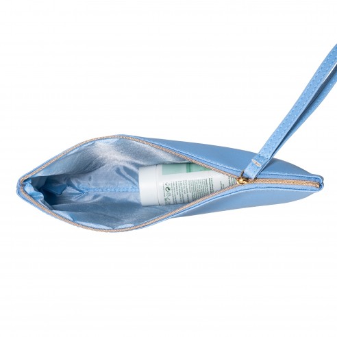 Pochette multiuso con maniglia in PU...