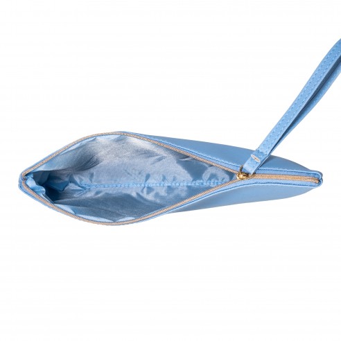 Pochette multiuso con maniglia in PU...