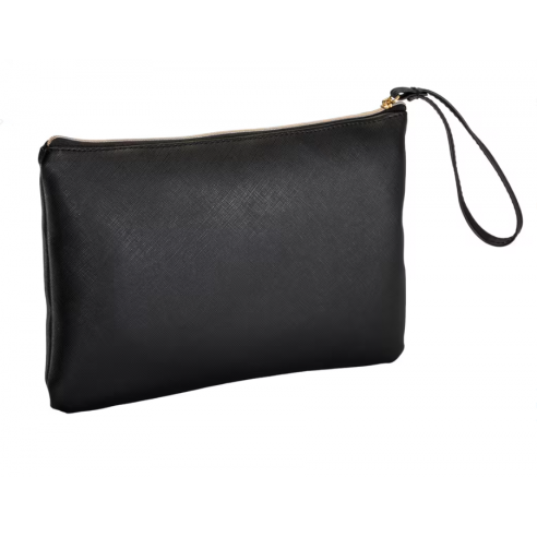 Pochette multiuso con maniglia in PU...