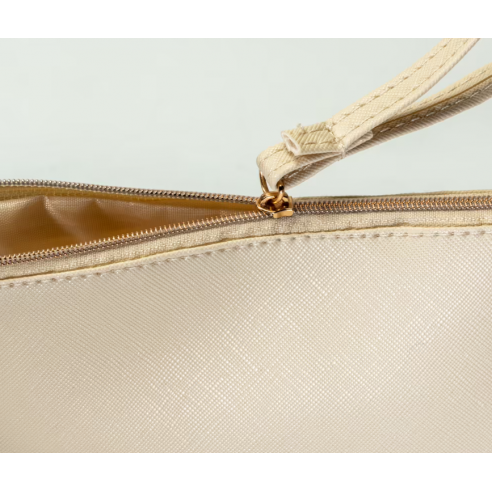 Pochette multiuso con maniglia in PU...