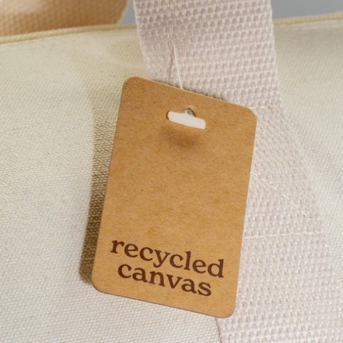 Borsa viaggio in cotone riciclato cm...