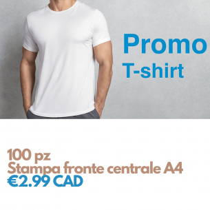 T-shirt bianca unisex...