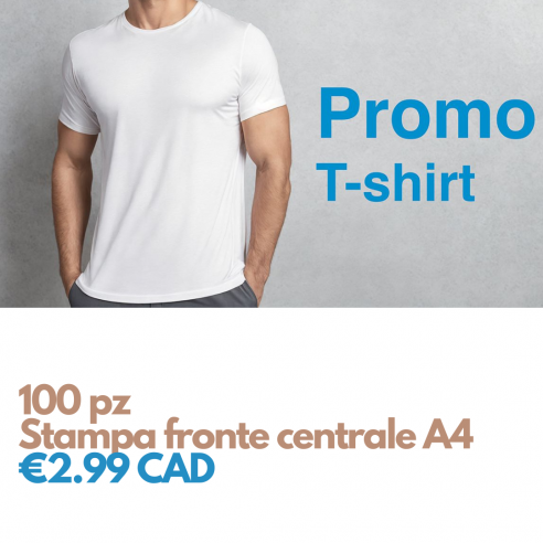 T-shirt bianca unisex 100%cotone...