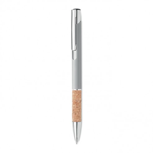 Penna a pulsante in alluminio con...