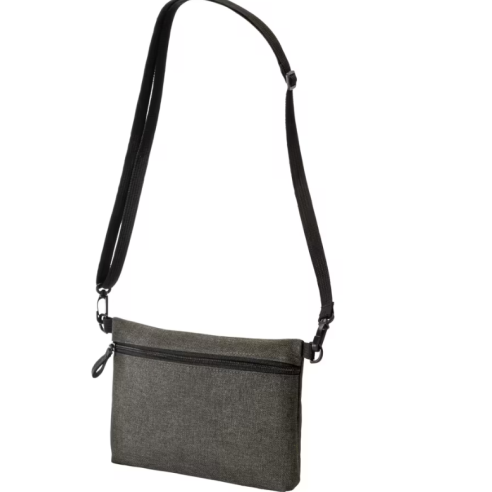 Portadocumenti con tracolla in jeans...