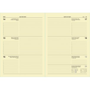 Agenda settimanale cm 9x14... 2