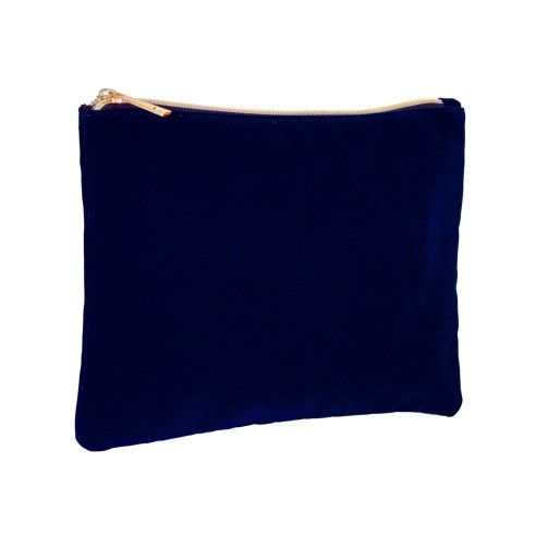 Pochette in velluto, con fodera...