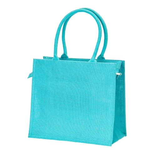 Borsa in juta con zip cm 34x39x19