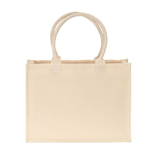 Borsa in cotone riciclato cm 40x30x15