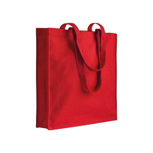 Shopper con soffietto in cotone 220...