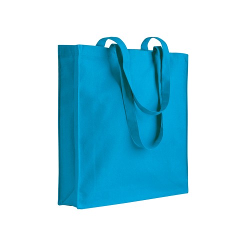 Shopper con soffietto in cotone 220...
