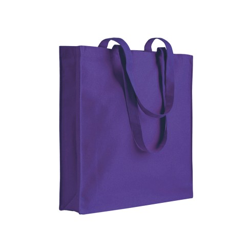 Shopper con soffietto in cotone 220...