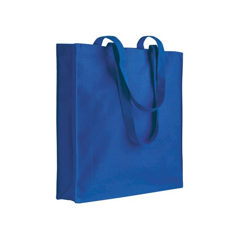 Shopper con soffietto in cotone 220...
