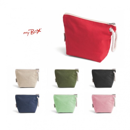 Pochette in cotone riciclato con...