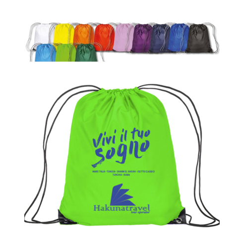 Sacca zaino best seller in poliestere...