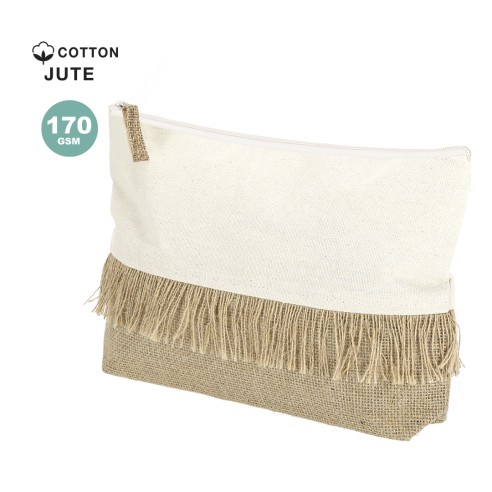 Beauty case in juta laminata e cotone...