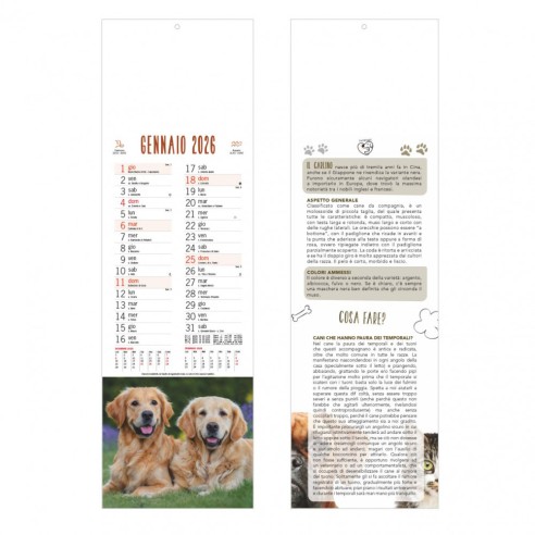 Calendario silhouette "CANI E GATTI"