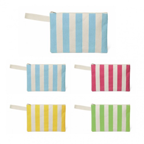 Pochette mare in natural canvas...