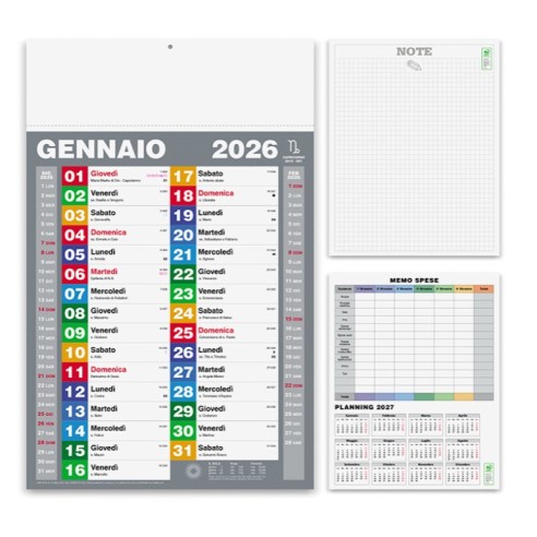 Olandese mensile 12 fogli + notes
