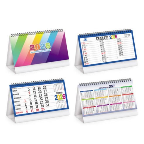 Calendario da tavolo spiralato 13 fogli