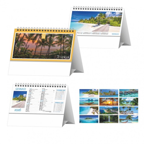 Calendario Da tavolo Tropical