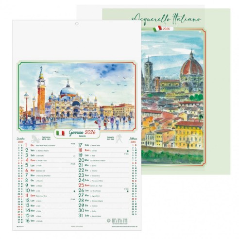 Calendario da parete " CITTA' D'ITALIA"