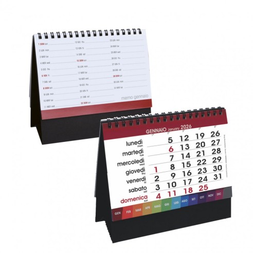 Calendario da tavolo " DESK NERO"