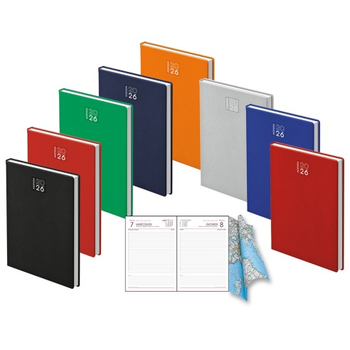 Agenda giornaliera imbottita cm 15x21...