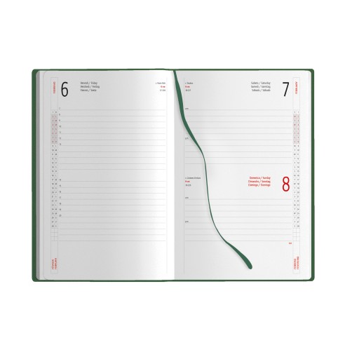 Agenda giornaliera con elastico...