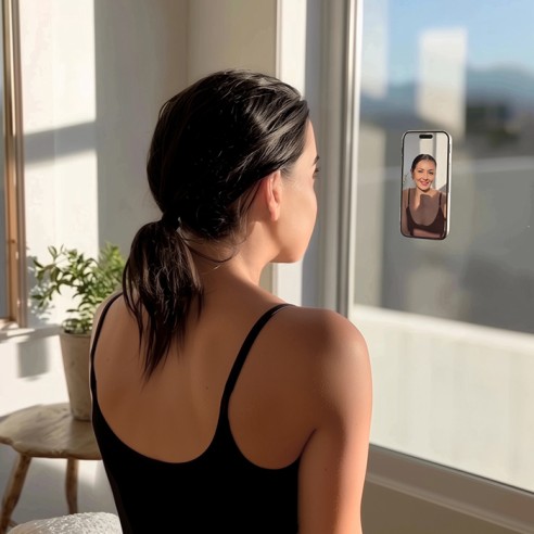 Custodia magnetica per selfie a...