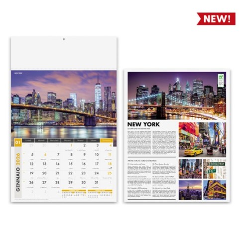 Calendario città di notte