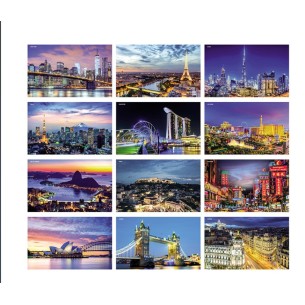 Calendario città di notte 2