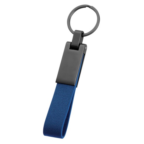 Portachiavi anello in metallo nero...