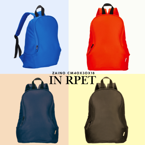 Zaino in RPET cm40x30x18