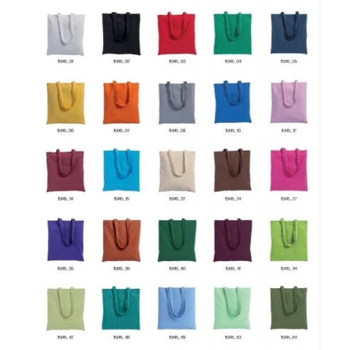 Shopper in cotone manici lunghi 130...