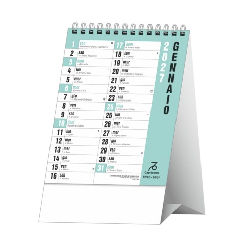 Calendario norvegese Multicolor