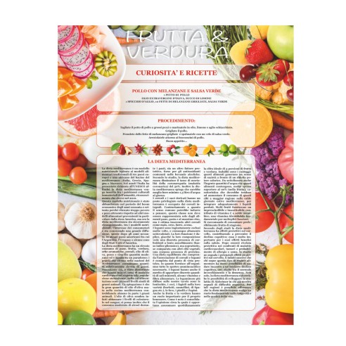Calendario illustrato " FRUTTA E...