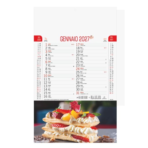 Calendario trimestrale DOLCI