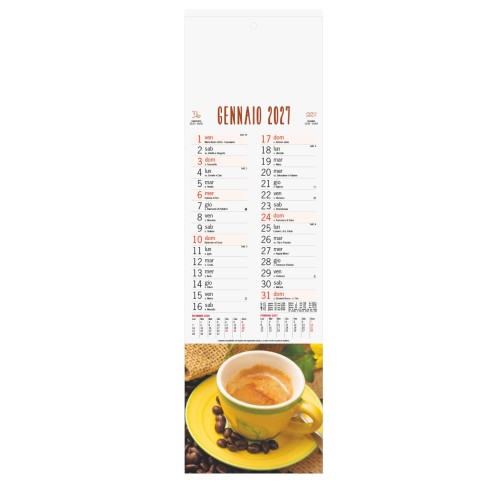 Calendario silhouette " Caffè"