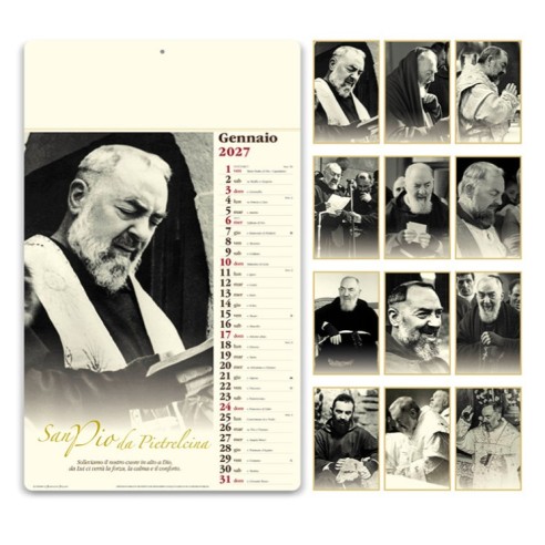 Calendario da parete " PADRE PIO"