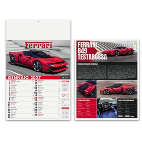 Calendario illustrato " AUTO SPORTIVE"