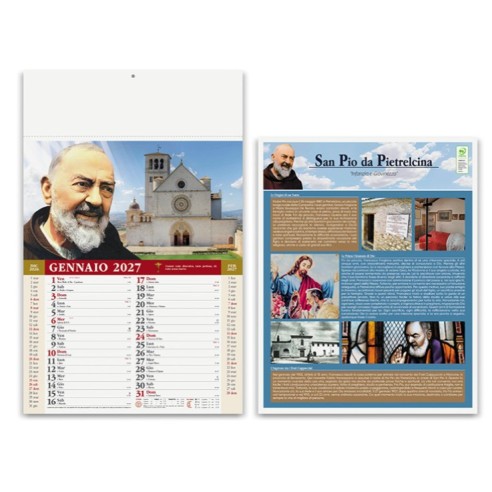 Calendario illustrato " PADRE PIO"